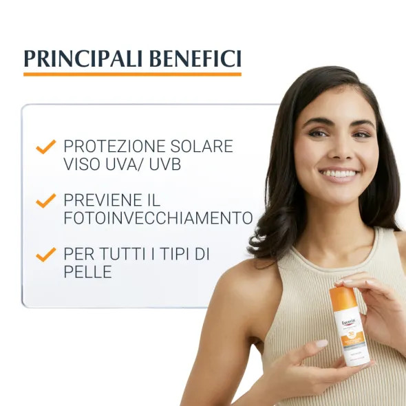 EUCERIN SUN PROTECTION SPF 30 PHOTOAGING CONTROL FACE SUN FLUID ANTI AGE 50 ML