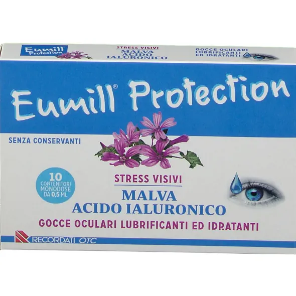 EUMILL PROTECTION GOCCE OCULARI 10 FLACONCINI MONODOSE 0,5 ML