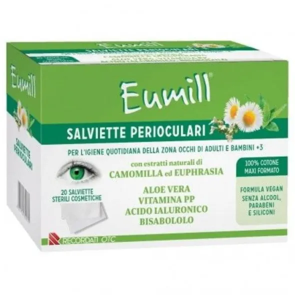 EUMILL SALVIETTE PERIOCULARI 20 PEZZI