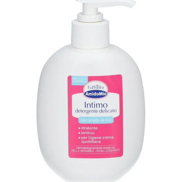 EUPHIDRA AMIDOMIO INTIMO DETERGENTE DELICATO AMIDO DI RISO NUTRIENTE E LENITIVO 200 ML