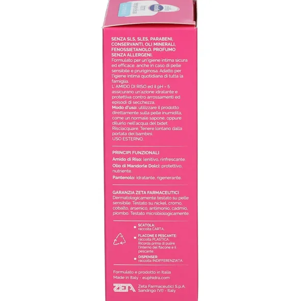 EUPHIDRA AMIDOMIO INTIMO DETERGENTE DELICATO AMIDO DI RISO NUTRIENTE E LENITIVO 200 ML
