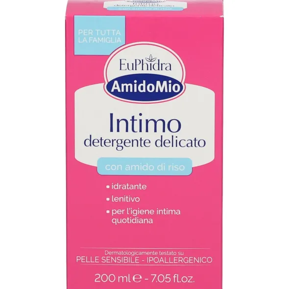 EUPHIDRA AMIDOMIO INTIMO DETERGENTE DELICATO AMIDO DI RISO NUTRIENTE E LENITIVO 200 ML