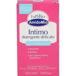 EUPHIDRA AMIDOMIO INTIMO DETERGENTE DELICATO AMIDO DI RISO NUTRIENTE E LENITIVO 200 ML