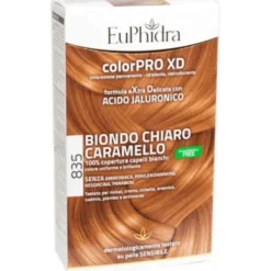 EUPHIDRA COLORPRO GEL COLORANTE CAPELLI XD 835 CARAMELLO 50 ML + ATTIVANTE + BALSAMO + GUANTI