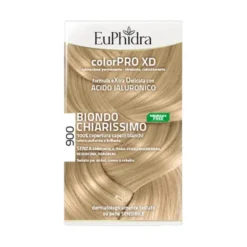 EUPHIDRA COLORPRO XD 900 BIONDO CHIARISSIMO GEL COLORANTE CAPELLI IN FLACONE + ATTIVANTE + BALSAMO + GUANTI