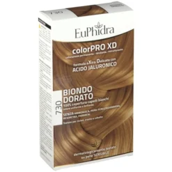 EUPHIDRA COLORPRO XD 730 BIONDO DORATO GEL COLORANTE CAPELLI IN FLACONE + ATTIVANTE + BALSAMO + GUANTI
