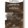 EUPHIDRA COLORPRO XD 600 BIONDO SCURO GEL COLORANTE CAPELLI IN FLACONE + ATTIVANTE + BALSAMO + GUANTI