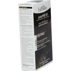 EUPHIDRA COLORPRO XD 400 CASTANO GEL COLORANTE CAPELLI IN FLACONE + ATTIVANTE + BALSAMO + GUANTI