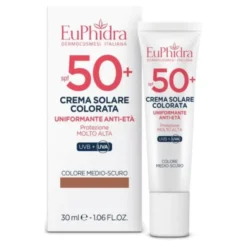 EUPHIDRA KALEIDO CREMA COLORATA MEDIO-SCURO VISO SPF50+ 30 ML