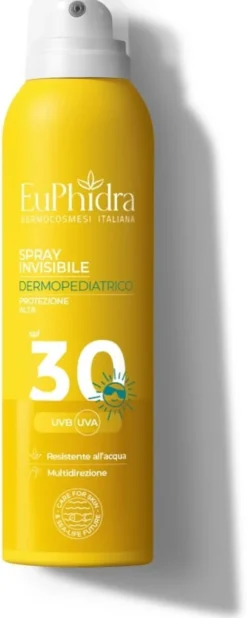 Euphidra Spray Invisibile Dermopediatrico SPF30, 200ml