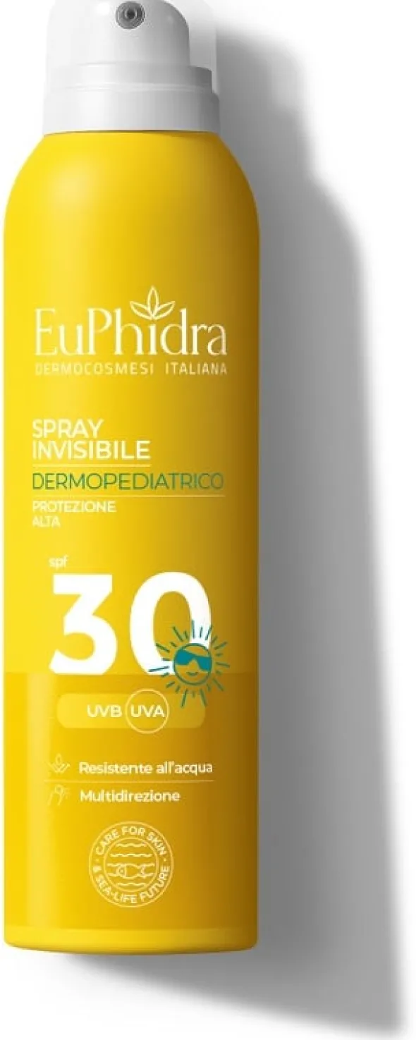 Euphidra Spray Invisibile Dermopediatrico SPF30, 200ml