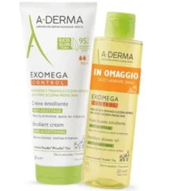EXOMEGA CONTROL CREMA EMOLLLIENTE 200 ML + OLIO LAVANTE 200 ML