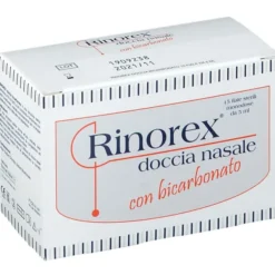 FIALA PER DOCCIA NASALE RINOREX BICARBONATO 15 FIALE 5 ML