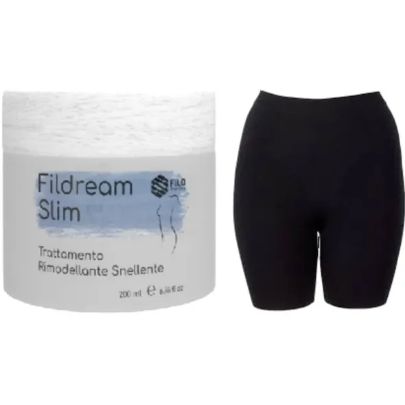 FILDREAM SLIM TRATTAMENTO RIMODELLANTE SNELLENTE KIT L/XL 1 CREMA 200 ML 1 PANTALONCINO L/XL