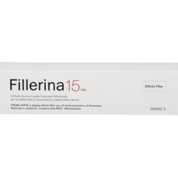FILLERINA 15 HA BASE NIGHT CREAM GRADO 4 TUBO 50 ML