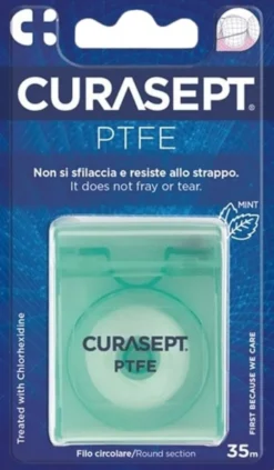 Filo interdentale Curasept Floss PTFE Clorex, 35m