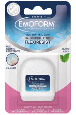 Filo interdentale Emoform Flexiresist super resistente, 30m