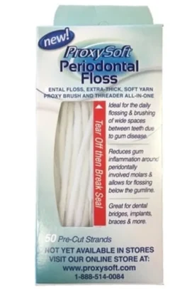 Filo interdentale ProxySoft Periodon Floss, 50 pezzi