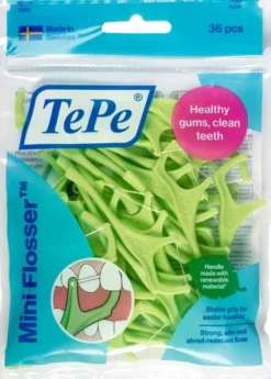 Filo interdentale TePe Mini Flosser premontato, 36 pezzi