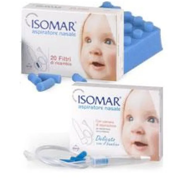 Filtri ricambio aspiratore nasale Isomar, 20 pezzi