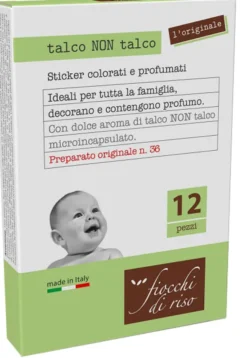 FIOCCHI DI RISO TALCO NON TALCO CEROTTI 12 PEZZI