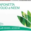 FIOR DI LOTO SAPONETTA ALL'OLIO DI NEEM PER PELLI GRASSE E IMPURE 100 G