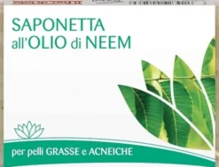 FIOR DI LOTO SAPONETTA ALL'OLIO DI NEEM PER PELLI GRASSE E IMPURE 100 G