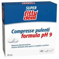Fittydent Compresse Igienizzanti per Protesi Dentaria, 32 pz