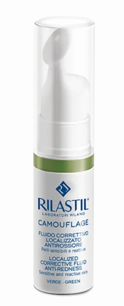 Fluido Correttivo Rilastil Camouflage antirossore verde