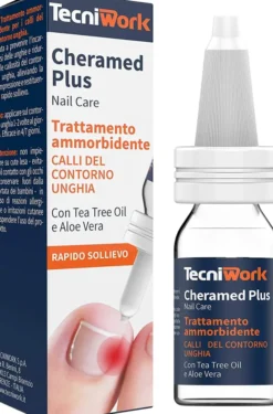 Fluido emolliente Cheramed PLUS per unghie piedi, 15ml