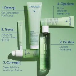 Fluido Idratante Caudalie Vinopure Effetto Mat, 60ml