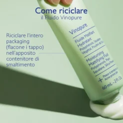 Fluido Idratante Caudalie Vinopure Effetto Mat, 60ml