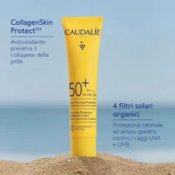 Fluido Solare Viso Caudalie Vinosun SPF50+, protezione alta