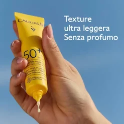 Fluido Solare Viso Caudalie Vinosun SPF50+, protezione alta