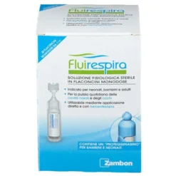 FLUIRESPIRA SOLUZIONE FISIOLOGICA STERILE 30 FLACONCINI MONODOSE DA 5ML