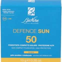 Fondotinta Compatto Solare Bionike Defence Sun SPF50 Ambra