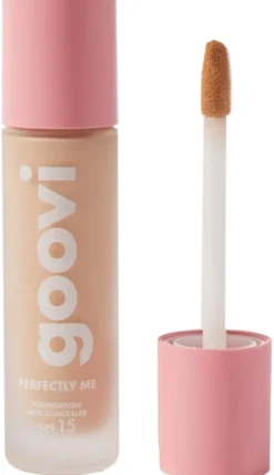 Fondotinta e Correttore Goovi 02 Almond-Cool SPF15