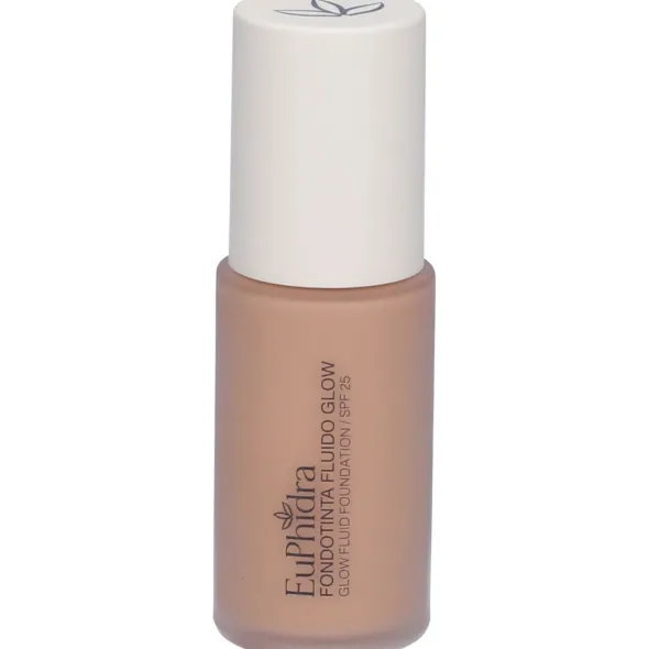 Fondotinta Fluido Glow Euphidra FG02 SPF25, effetto luminoso