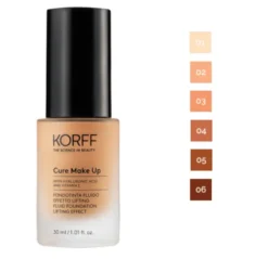 Fondotinta Fluido Korff Effetto Lifting 01, coprenza media