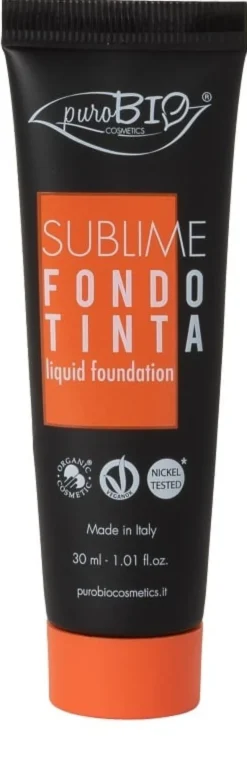 Fondotinta fluido PuroBIO Sublime 04, formula naturale
