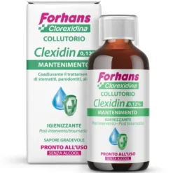 FORHANS COLLUTORIO CON CLOREXIDINA 0,12 CLEXIDIN SENZA ALCOOL 200 ML