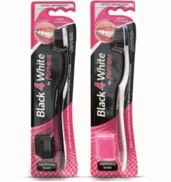 FORHANS SPAZZOLINO BLACK4WHITE SETOLE CARBONE
