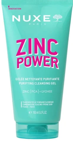 Gel Detergente Nuxe Zinc Power viso purificante, 150ml