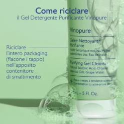 Gel Detergente Purificante Vinopure Caudalie, 75ml