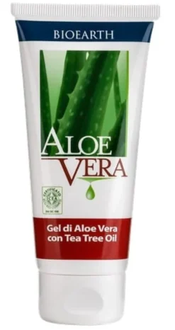 GEL DI ALOE VERA CON TEA TREE OIL 100 ML