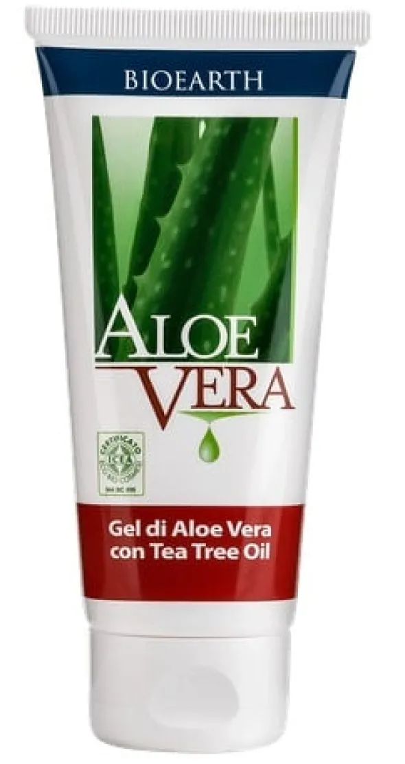 GEL DI ALOE VERA CON TEA TREE OIL 100 ML