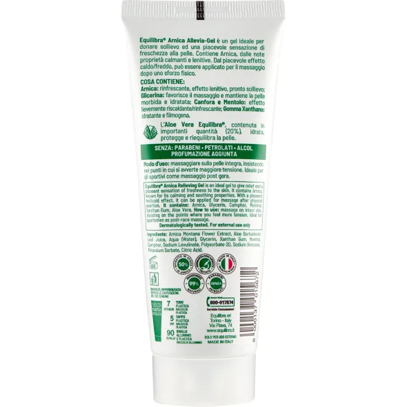 Gel Equilibra Arnica Allevia-Gel lenitivo, 100ml