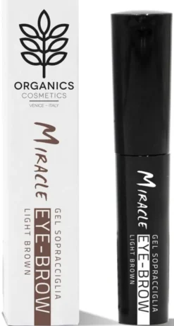 Gel Sopracciglia Organic Cosmetics Miracle, Light Brown
