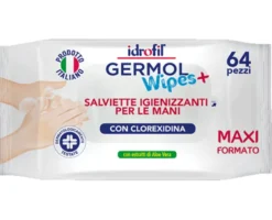 GERMOLWIPES SALVIETTINE IGIENIZZANTI MANI 64 PEZZI