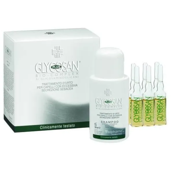 GLYCOSAN PLUS BIO COMPLEX TRATTAMENTO ANTICADURA PER CAPELLI CON SEBORREA